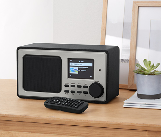 WLAN internetové rádio s farebným displejom 371219 z e-shopu Tchibo.sk