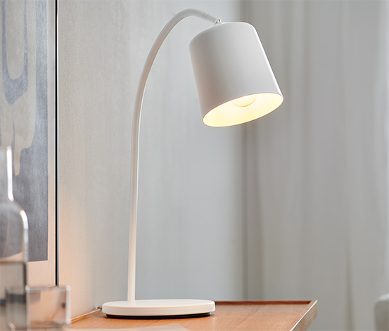 Stolová lampa z kovu, biela online bestellen bei Tchibo 632187