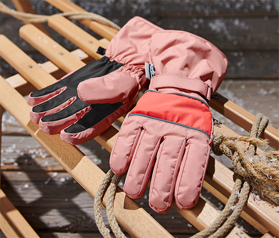 Zimné rukavice, ružové 650304 z e-shopu Tchibo.sk