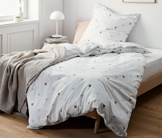 Obojstranná posteľná bielizeň z perkálu, dvojlôžko 619762 z e-shopu  Tchibo.sk