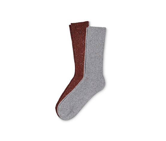 Pletené ponožky s vlnou, 2 páry 617645 z e-shopu Tchibo.sk