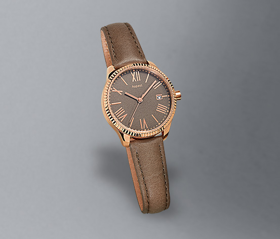 Dámske náramkové hodinky s koženým remienkom 321842 z e-shopu Tchibo.sk