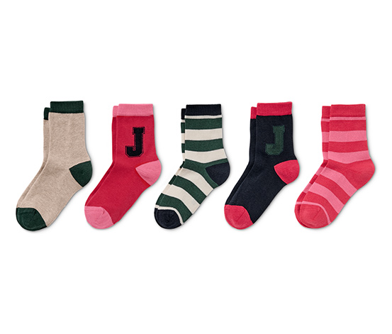 Ponožky, 5 párov, červené 649862 z e-shopu Tchibo.sk