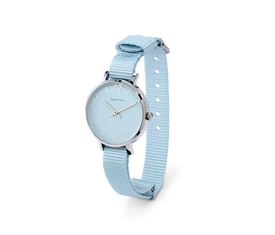 Náramkové hodinky, quartzový strojček, ušľachtilá oceľ 316L, modré 635199 z  e-shopu Tchibo.sk