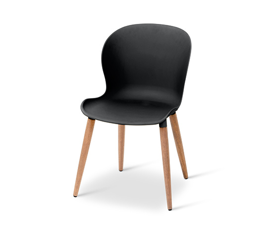 Škrupinová stolička z recyklovaného plastu, čierna online bestellen bei  Tchibo 626723