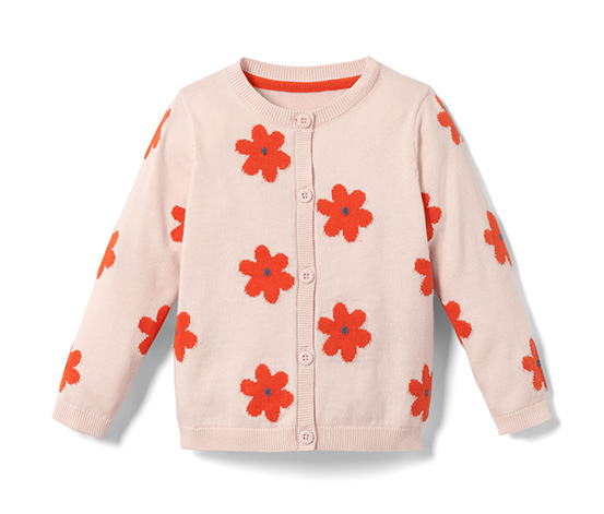 Detský pletený sveter, kvetinový vzor online bestellen bei Tchibo 656687
