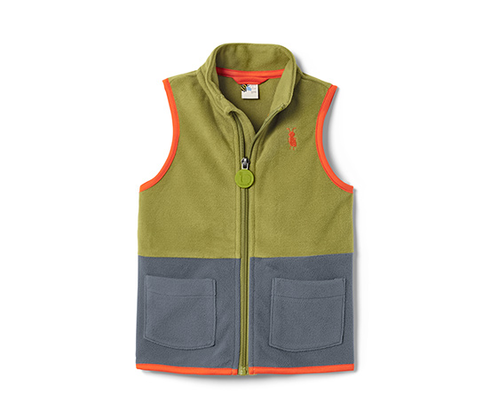 Detská flísová vesta, kombinácia kontrastných farieb online bestellen bei  Tchibo 656894