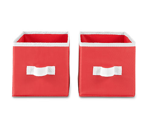 Úložné boxy, 2 ks, sivé, stredne veľké 300192 z e-shopu Tchibo.sk