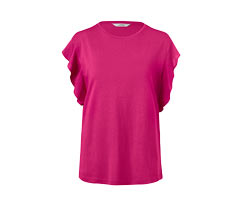 Tričko s volánom, ružové 614905 z e-shopu Tchibo.sk