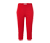 Trojštvrťové elastické nohavice, červené