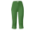 Trojštvrťové elastické nohavice, zelené 