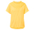 Blúzkové tričko s výšivkou, žlté 